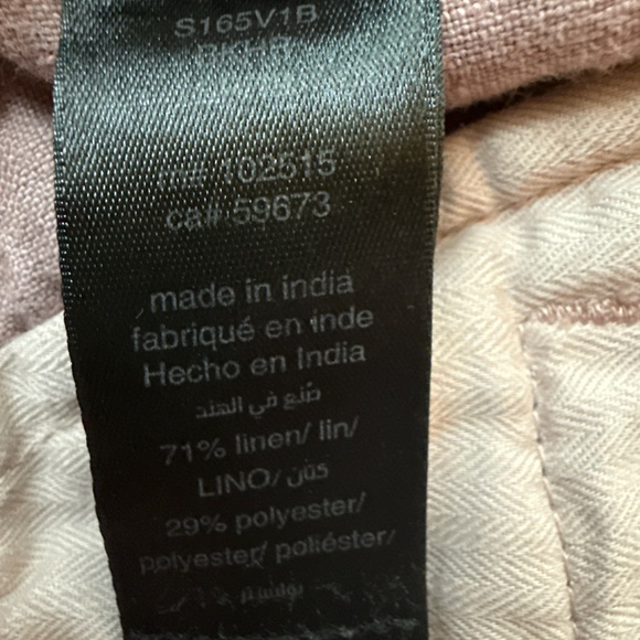 John Varvatos Star USA Linen Chino Shorts 34 – Lilac Stone Casual Summer - Picture 6 of 6